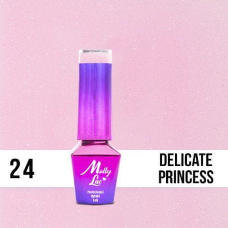 MollyLac 24. MOLLY LAC gél lak - DELICATE PRINCESS 5ML