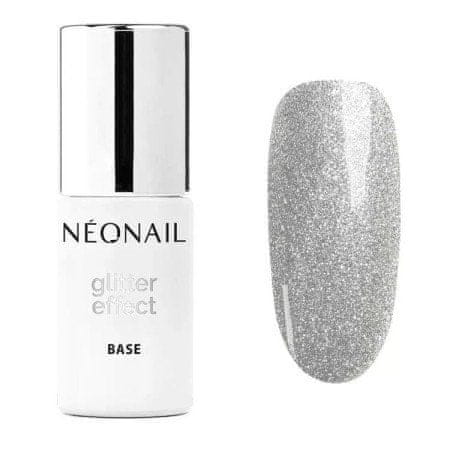 Neonail báza Glitter effect Silver Shine 7,2ml