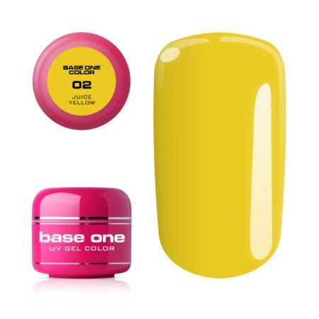 Silcare Base one farebný gél - 02 Juice Yellow 5g