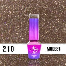 MollyLac 210. MOLLY LAC gél lak - Obsession Modest 5ml