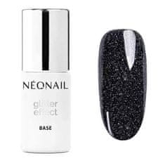 Neonail báza Glitter effect Black Shine 7,2ml