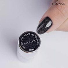 Neonail báza Glitter effect Black Shine 7,2ml