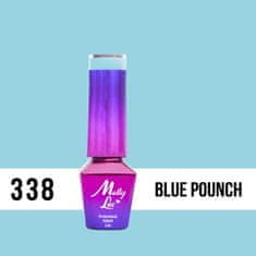 MollyLac 338. MOLLY LAC gél lak Fancy Fashion Blue Pounch 5ML