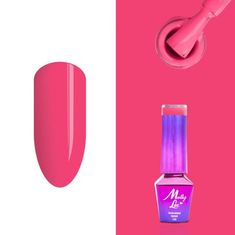 MollyLac 146. MOLLY LAC gél lak - Flamingo Pink Escape 5ML