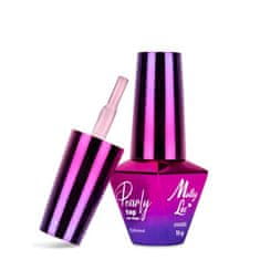 MollyLac perleťový top coat Daisy Pink 10g