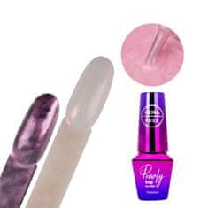 MollyLac perleťový top coat Daisy Pink 10g