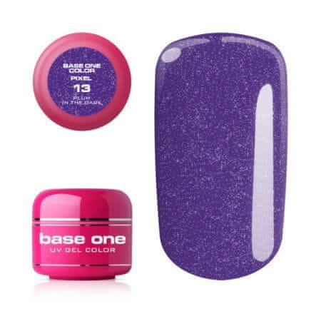 Silcare Base One Pixel UV gél 13 Plum In The Dark 5 g