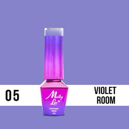 MollyLac 05. MOLLY LAC gél lak - VIOLET ROOM 5ML