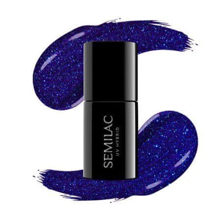 Semilac gél lak 087 Glitter Indigo 7ml