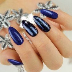 Semilac gél lak 087 Glitter Indigo 7ml