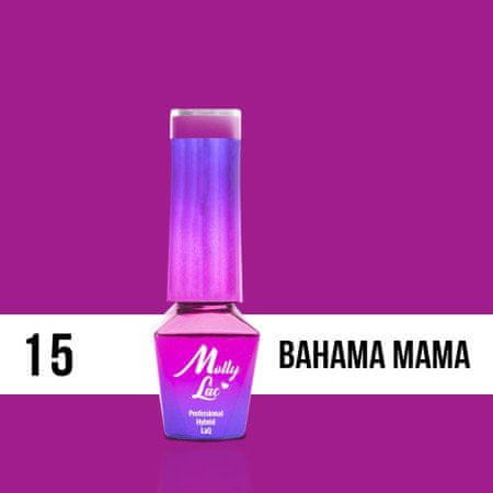 MollyLac 15. MOLLY LAC gél lak -Bahama Mama 5ML