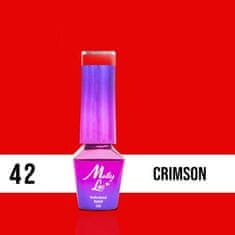 MollyLac 42. MOLLY LAC gél lak - Crimson 5ML