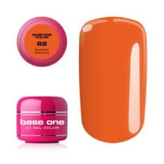 Silcare Base one farebný gel Sunset orange 82