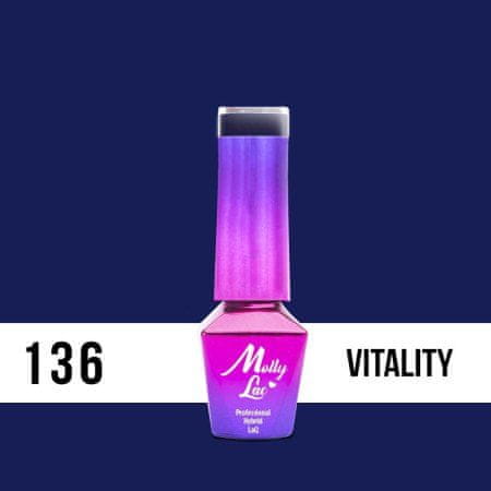 MollyLac 136. MOLLY LAC gél lak - Vitality 5ML