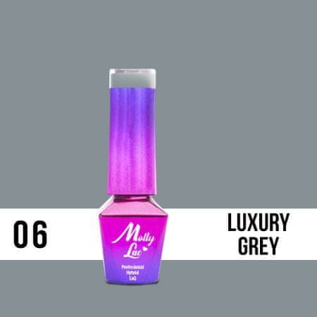 MollyLac 06. MOLLY LAC gél lak - LUXURY GREY 5ML