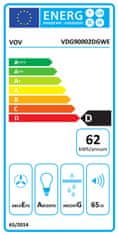 VOV VOV Komínový odsávač pár VDG90002DGWE