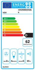VOV VOV Komínový odsávač pár VDG90002DGBLK