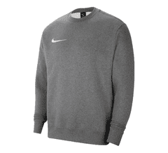 Nike Park Fleece Sweatshirt pre mužov, L, Mikina, Sveter, Charcoal Heather/White, Sivá, CW6902-071