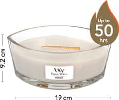 Woodwick Vonná sviečka s dreveným knôtom Ellipse Warm Wool 453,6 g