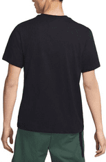 Nike Dri-FIT Park SWOOSH T-Shirt pre mužov, S, Tričko, Black/White, Čierna, CW6936-010