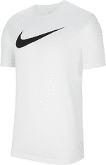 Nike Dri-FIT Park SWOOSH T-Shirt pre mužov, XL, Tričko, White/Black, Biela, CW6936-100