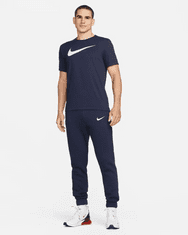 Nike Dri-FIT Park SWOOSH T-Shirt pre mužov, M, Tričko, Obsidian Blue/White, Modrá, CW6936-451