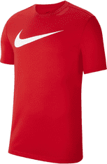 Nike Dri-FIT Park SWOOSH T-Shirt pre mužov, L, Tričko, University Red/White, Červená, CW6936-657