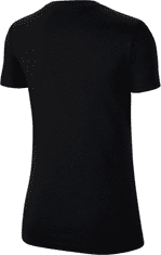 Nike Dri-FIT Park SWOOSH T-Shirt pre ženy, XL, Tričko, Black/White, Čierna, CW6967-010