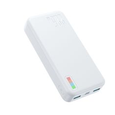 Joyroom QP195 Power Bank 20000mAh 2x USB / USB-C 22.5W, biely