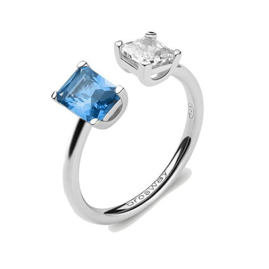 Brosway Elegantný otvorený prsteň Fancy Freedom Blue FFB09