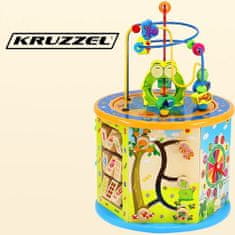 Kruzzel 22429 Drevená vzdelávacia kocka