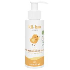 kii-baa organic Masážny Bio Marhuľový olej 100 ml