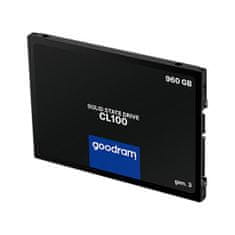 GoodRam SSD disk 960 GB CL100 čierny TGD-SSDPRCL100960G3