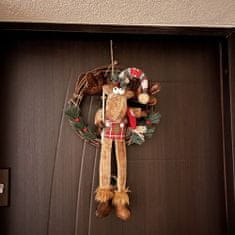 Ruhhy  22316 Vianočné dekorácie veniec na dvere sob 60 cm