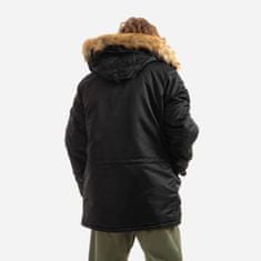 Alpha Industries  zimná bunda Hooded Black Čierna 2XL