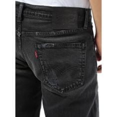 Levis  Pánske Rifle 511 Slim Fit Jeans Čierna 31/34