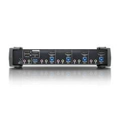 Aten KVM switch CS-1924, 4-Port USB 3.0 4K DisplayPort (4K, USB 3.1 Gen 1)