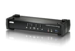 Aten KVM switch CS-1924, 4-Port USB 3.0 4K DisplayPort (4K, USB 3.1 Gen 1)