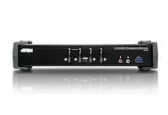 Aten KVM switch CS-1924, 4-Port USB 3.0 4K DisplayPort (4K, USB 3.1 Gen 1)