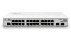 Mikrotik Cloud Router Switch CRS326-24G-2S+IN, 800MHz CPU, 512MB, 24x GbE, 2x SFP+, ROS L5, PSU