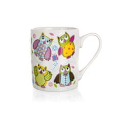 Banquet Hrnček OWLS 250ml, súprava 4 ks