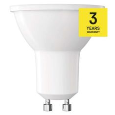 EMOS LED žiarovka Classic MR16 biela/ GU10 / 3 W (32 W) / 345 lm / Neutrálna biela