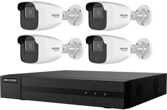 Hikvision HiWatch Network KIT - 4x kamery HWI-B480H(C) + 1x NVR HWN-4108MH-8P(D) (HWN-4108MH-8P(D)HWI-B480H(C))