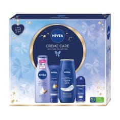 shumee Creme Care set krém na ruky 100ml + sprchový gél 250ml + roll-on antiperspirant 50ml + vyhladzujúce telové mlieko 250ml