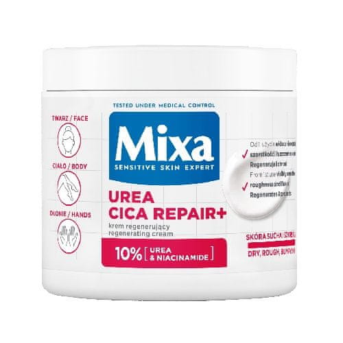 shumee Urea Cica Repair+ regeneračný krém na tvár, ruky a telo 400 ml