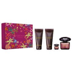 shumee Crystal Noir set toaletná voda v spreji 90ml + miniatúrna toaletná voda 5ml + sprchový gél 100ml + telové mlieko 100ml