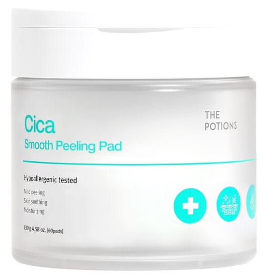 shumee Cica Smooth Peeling Pad exfoliačné tampóny na tvár s kyselinou PHA 130g