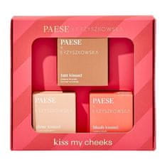 shumee Kiss My Cheeks 02 set krémový bronzer 12g + krémová lícenka 4g + krémový rozjasňovač 4g