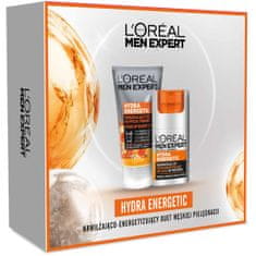 shumee Men Expert Hydra Energetic set hydratačný krém proti známkam únavy 50ml + stimulačný čistiaci gél na tvár 100ml