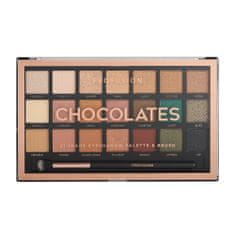 shumee Chocolates Eyeshadow Palette - paletka 21 očných tieňov so štetcom